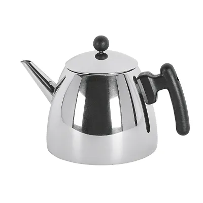 Bredemeijer Teekanne Duet Classic 1210Z | 1,2l | doppelwandig | Edelstahl | exzellentes Ausgießen | schwarz