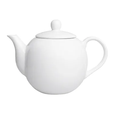 Teekanne Porzellan 1,1l weiß
