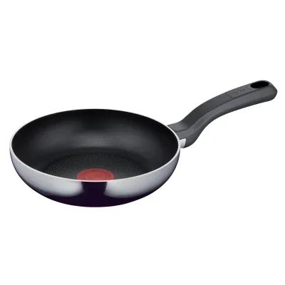 Tefal Bratpfanne Resist D52602 | Pfanne 20 cm | Antihaft | Thermo-Signal | FlameProtect | Aluminium | Schwarz