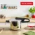 Bild: Tefal Schnellkochtopf P2580702 Secure Trendy 6L | Edelstahl | 2-Stufen-Garregler | Induktion | mit Korb | Moringa Green