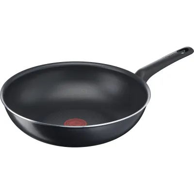 Tefal Wokpfanne B55519 Easy Cook & Clean | 28 cm | Antihaftbeschichtung | Thermo-Signal | Aluminium | schwarz