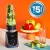 Bild: Tefal Standmixer Mini BL19H4F0 | 1000W | 8 Programme | Silence-Modus | Tritan 0,85l | 2 To-Go-Flaschen | Blau
