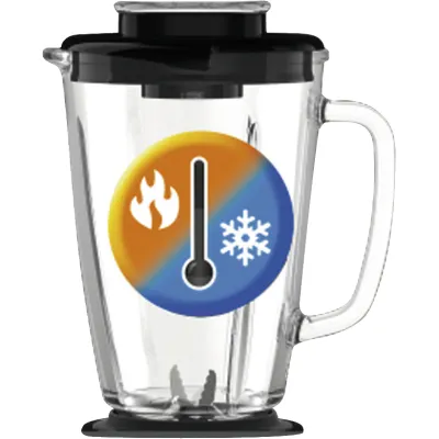 TEFAL Standmixer BL4358 | 1,75l Glasbehälter | 800W | Icecrush-Funktion | 2 Stufen | 6-Flügel-Messer | schwarz