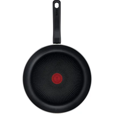Tefal Bratpfanne D52606 Resist 28 cm | Antihaftbeschichtung | Thermo-Signal | spülmaschinengeeignet | schwarz
