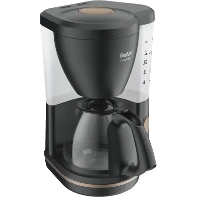 Tefal Filter-Kaffeemaschine CM5338 | 15 Tassen | 1,25l Glaskanne | Warmhaltefunktion | Tropfstopp | schwarz