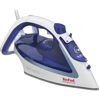Tefal Dampfbügeleisen FV5736 Easygliss Plus | 2500 Watt | Durilium AirGlide Sohle | 45 g/Min Dampf | Anti-Kalk