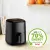 Bild: Tefal Heißluftfritteuse Easy Fry Compact EY1458 | Airfryer 3L | 10 Programme | Touch-Bedienung | energiesparend