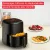 Bild: Tefal Heißluftfritteuse Easy Fry Compact EY1458 | Airfryer 3L | 10 Programme | Touch-Bedienung | energiesparend