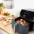 Bild: Tefal Heißluftfritteuse Easy Fry Mega EY855BE0 | 7,5L | 2020W | 8 Programme | energieeffizient | grau