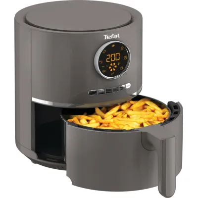 Tefal Heißluftfritteuse EY111B Ultra Fry Digital | Airfryer 4,2 L | 1.400 W | 8 Programme | fettarm | anthrazit/grau
