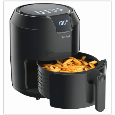 Tefal Heißluftfritteuse Easy Fry Precision XL EY4018 | Air Fryer | 4,2 L | 1500 W | 8 Programme | Touch | Schwarz