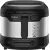 Bild: Tefal Fritteuse FF215D Uno M | 1 kg Fassungsvermögen | 1,8l Öl | Thermostat 150–190°C | Edelstahl/Schwarz