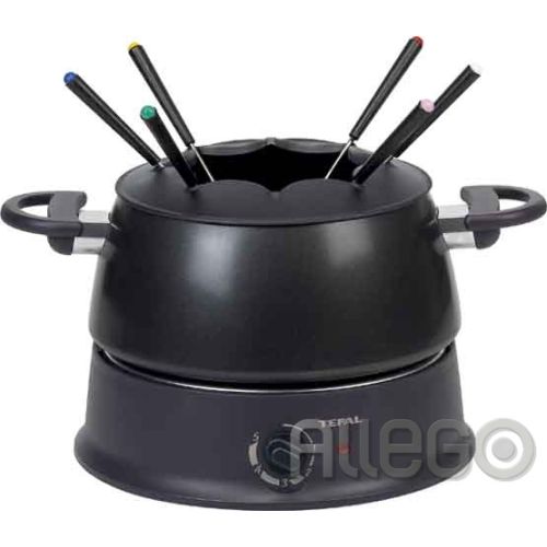 Bild: Tefal Fondue EF 3000.10, silber/schwarz