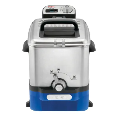 Tefal FR8040 Oleoclean Pro Fritteuse | 3,5l | 1,2kg | Edelstahl | automatische Ölfilterung
