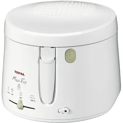 Tefal Fritteuse FF1000 Maxi-Fry | 1900W | 2,1L Öl | 1,2kg Kapazität | Thermostat | Cool-Touch | Weiß