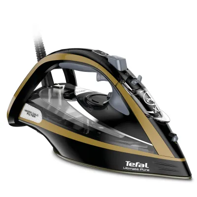 Tefal Dampfbügeleisen FV9847 Ultimate Pure | 3200W | Dampfstoss | Antikalksystem | 60g/min | Rot/Schwarz