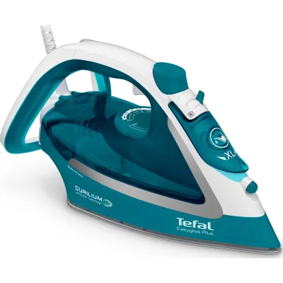 Tefal Dampfbügeleisen FV5737 EasyGliss Plus | 2500 Watt | Durilium Airglide Bügelsohle | automatischer Dampf | Türkis