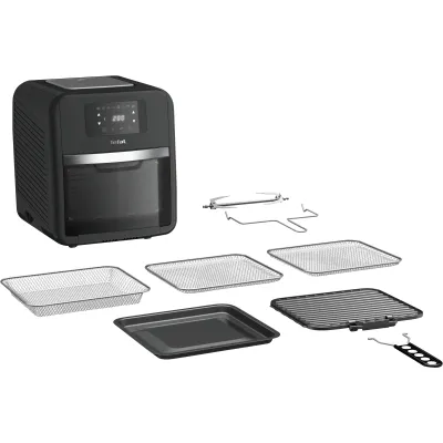 Tefal Heißluftfritteuse FW5018 Easy Fry Oven & Grill | 9-in-1 Multikocher | 11 l | 2000W | 8 Programme | schwarz