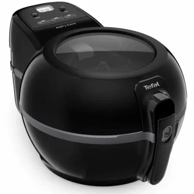 Tefal Heiﬂluftfritteuse ActiFry Extra FZ7228 | Airfryer mit Rührarm | 1,2 kg | 1500 W | fettarmes Frittieren | schwarz