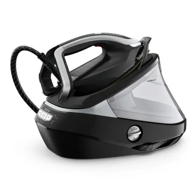 Tefal Dampfbügelstation Pro Express Vision GV9821 | 3000W | 1,2L Tank | Durilium AirGlide | Anti-Kalk | Schwarz/Silber