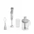 Bild: Tefal Stabmixer Quickchef+ HB67MB30 | 3-in-1 Set Zerkleinerer Schneebesen | 1000 W | Edelstahl | 20 Stufen | Grau