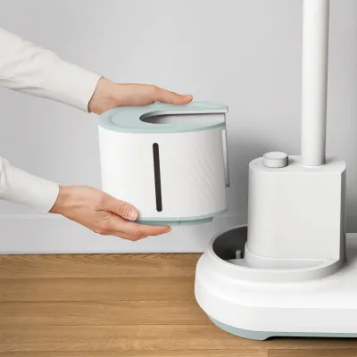 Tefal Dampfglätter Origin Home IT3274 | 2000 Watt | 42 g/Min | 1,4 L Tank | 3 Dampfstufen | Standgerät | Schwarz