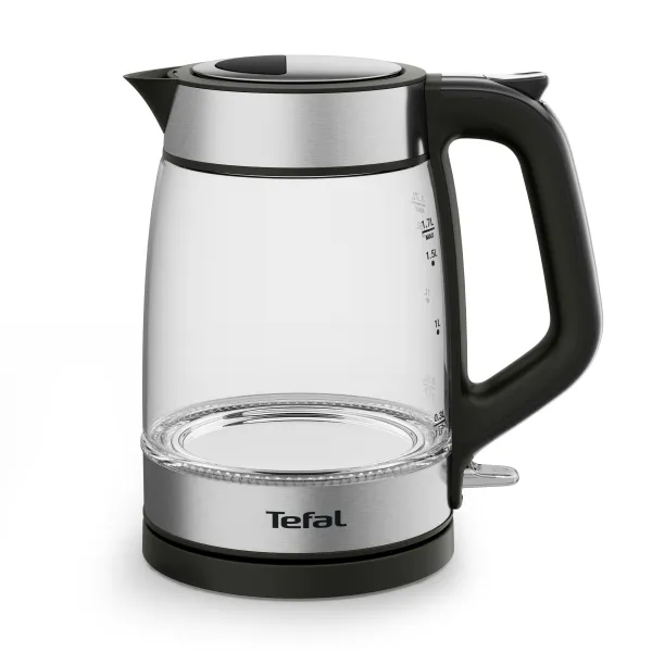 Tefal Wasserkocher KI6058 | Glas 1,7L | 2200W | LED-Beleuchtung | Kalkfilter | 360°-Sockel | schwarz