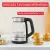 Bild: Tefal Wasserkocher KI6058 | Glas 1,7L | 2200W | LED-Beleuchtung | Kalkfilter | 360°-Sockel | schwarz