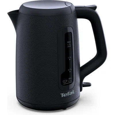 TEFAL Wasserkocher KO2M08 | 1,7 Liter | 2400 Watt | schnurlos | 360° Sockel | Kalkfilter | Schwarz