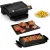Bild: Tefal OptiGrill+ GC7148 Kontaktgrill | 2000W | 30x20cm | Edelstahl | Antihaft | Automatikprogramme | Schwarz