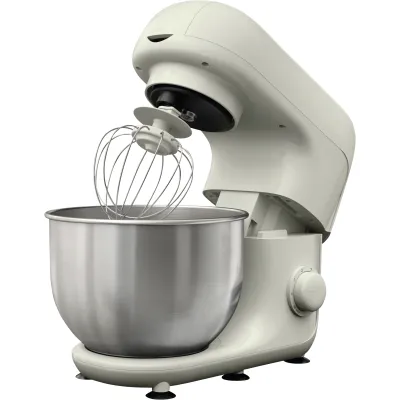 Tefal Küchenmaschine QB1601 | 800 Watt | 4,8l Edelstahlschüssel | 6 Stufen | Knethaken