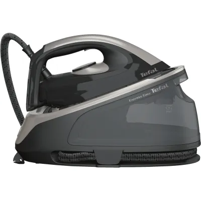 Tefal Dampfbügelstation SV6140 | Express Easy | Xpress Glide | 6 bar | 120 g/min Dampf | 1,7 l Tank | Schwarz/Grau