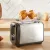 Bild: Tefal Doppelschlitz-Toaster TT5S1DE0 | schneller Toast | energiesparend | 7 Stufen | Brötchenwärmer | Edelstahl/Schwarz