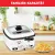 Bild: Tefal Fritteuse FR4950 Versalio Deluxe 9-in-1 | 1600W | 2l Öl | 1,3kg | Timer | Multifunktion | weiß/schwarz