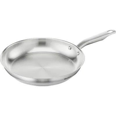 Tefal Bratpfanne Virtuoso E49206 | 28 cm | Edelstahl unbeschichtet | Induktion | backofengeeignet bis 250°C