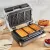 Bild: Tefal Waffelplatten XA7348 für OptiGrill 4in1/2in1 XL | Belgische Waffeln | Antihaft | spülmaschinenfest | Schwarz