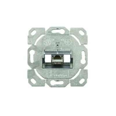 Telegärtner AMJ-SL 1-fach RJ45 Cat.6A Modulaufnahme | Unterputz | geschirmt | PoE+ | IP20 | schraubbar | kompatibel