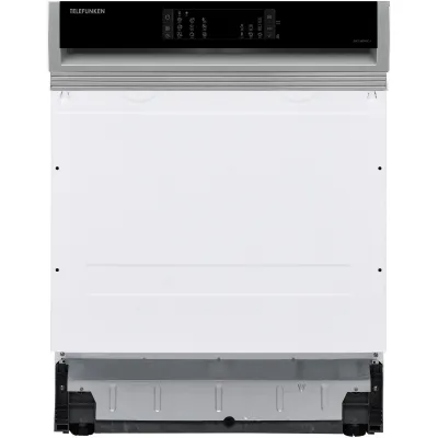 Telefunken Geschirrspüler teilintegriert G-ET-6014-C-I | 60 cm | 12 Maßgedecke | 44 dB | Energieklasse C | Edelstahl