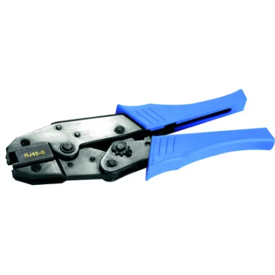 Telegärtner Crimpzange 100025805 MP6 RJ12 UTP | Spezialwerkzeug für ungeschirmte RJ-Stecker | mit Sperrvorrichtung