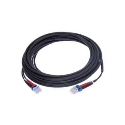 Telegärtner LWL-Patchkabel 100011618 | Duplex-Patchkabel | 2x LC-Duplex | OM2 50/125 Multimode | 60m | schwarz