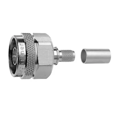 Telegärtner N-Stecker J01020A0119 | 50 Ohm | Crimp/Crimp | G30 (1.5/3.8) | Koaxialstecker male | für H155, LMR-240