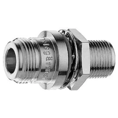 Telegärtner Koax-Kupplung N-Buchse/Buchse J01024A0006 | IP68 | 50 Ohm | Einbau | gerade | bis 18 GHz | HF-Adapter