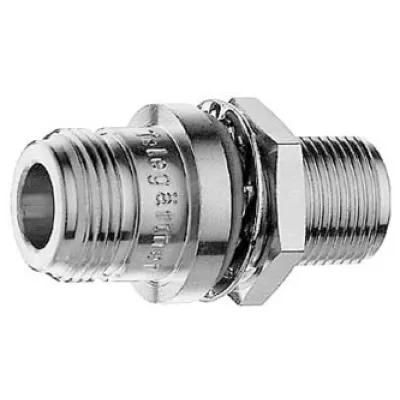 Telegärtner Koax-Kupplung N-Buchse/Buchse J01024A0006 | IP68 | 50 Ohm | Einbau | gerade | bis 18 GHz | HF-Adapter