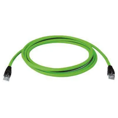 Telegärtner Patchkabel L80401A0003 | PROFINET Cat.5 | SF/UTP | RJ45-RJ45 | 2m | AWG22 | PUR-Mantel | grün