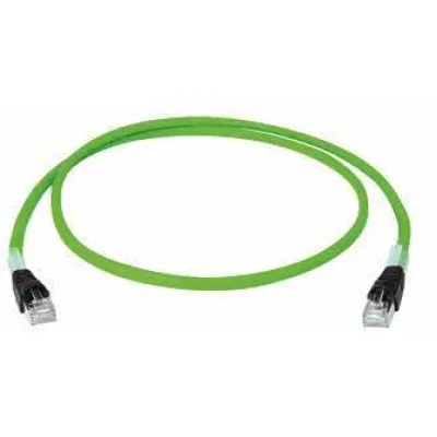 Telegärtner Patchkabel L80402A0002 | Cat.6A S/FTP | RJ45 auf RJ45 | 3m | PUR-Mantel | AWG26 | grün