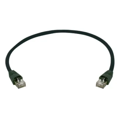 Telegärtner Patchkabel S/FTP Cat.6A L00000A0416 | RJ45 | 1m | AWG26 | 1:1 | schwarz