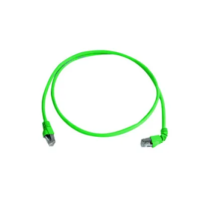 Telegärtner Patchkabel S/FTP Cat6A 100008850 | RJ45 | 7,5m | halogenfrei | flammwidrig | AWG27 | grün