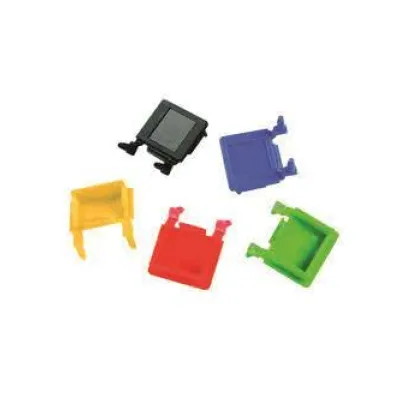 Telegärtner Staubschutzklappe B00001A0016W | RJ45 Staubschutz für AMJ/STX-Modul | tiefschwarz RAL9005
