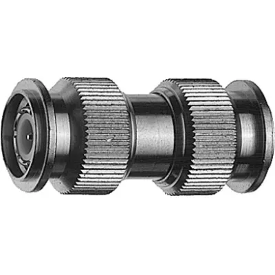 Telegärtner Koax-Kupplung 100023834 | TNC Stecker/Stecker | 50 Ohm | gerade Bauform | bis 6 GHz | messing vernickelt
