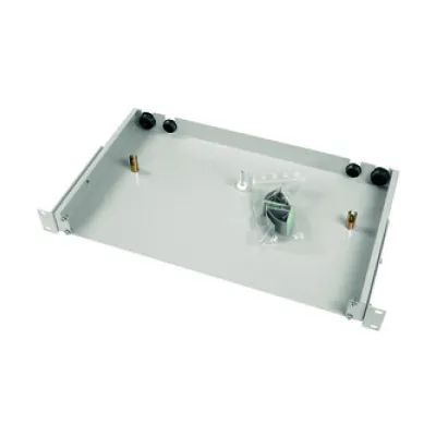 Telegärtner LWL-Patchpanel BASIS V H02030A0293 | 19" 1HE | unbestückt | für 4 Spleißkassetten | IP20 | grau RAL7035
